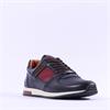 Ambitious Slow Classic Lace Trainer - Navy  Red
